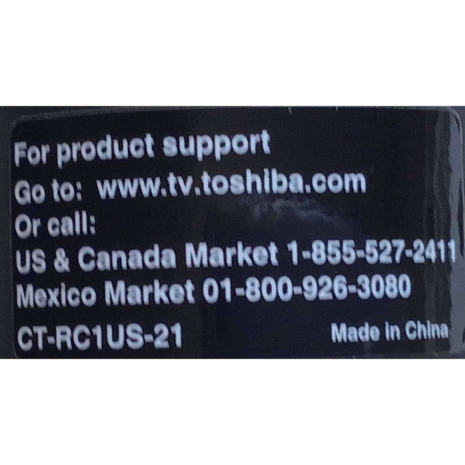 CONTROL REMOTO ORIGINAL PARA SMART TV TOSHIBA / COMANDO DE VOZ / NUMERO DE PARTE CT-RC1US-21 / 23608-YKF470 / PUW-2K19-YKF470 / MODELOS 32LF221U19 / 43LF421U19 / 43LF621U19 / 49LF421U19 / 50LF621U19 / 55LF621U19 / TF-50A810U19 - Imagen 2